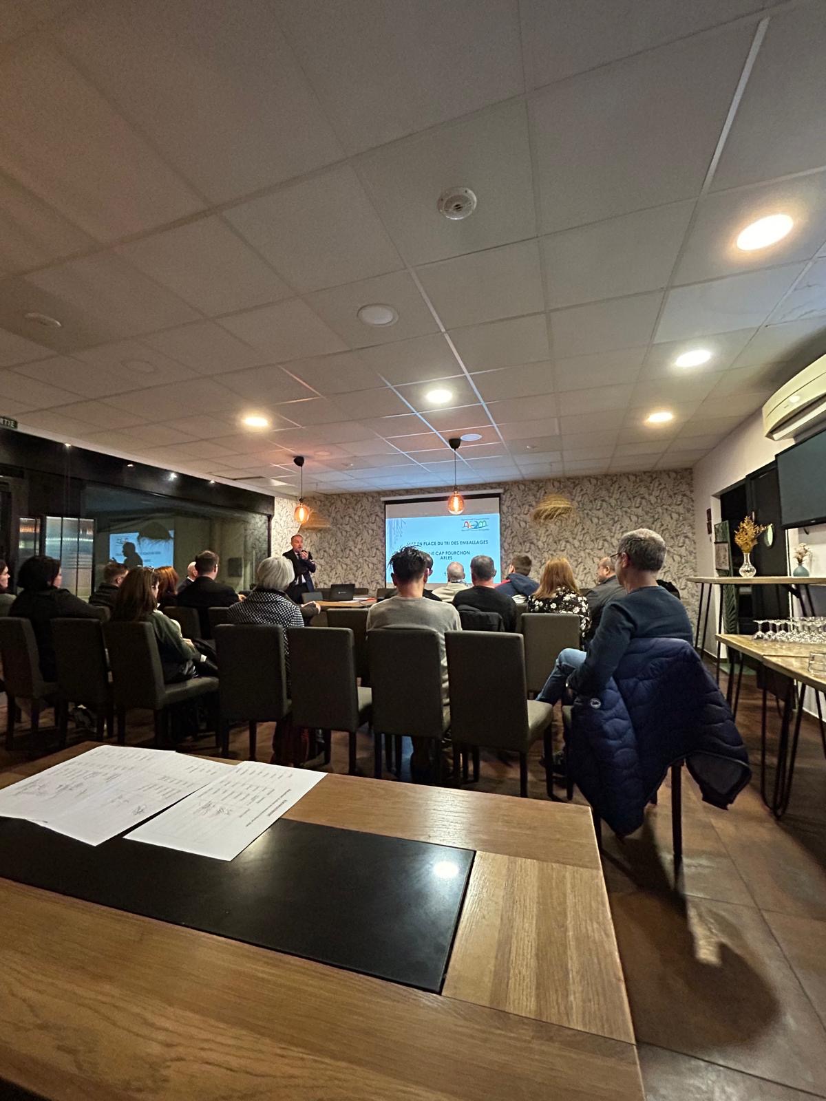 Réunion d'entreprise organisée chez B Brasserie
